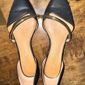 Aldo Elegant Black Women's Shoes with Gold Accent